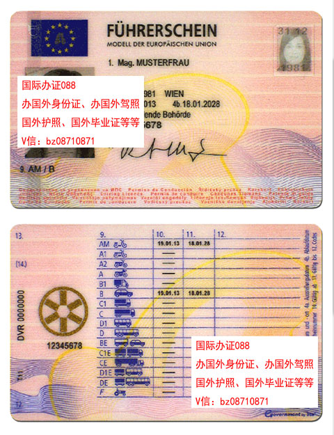 办理奥地利驾照