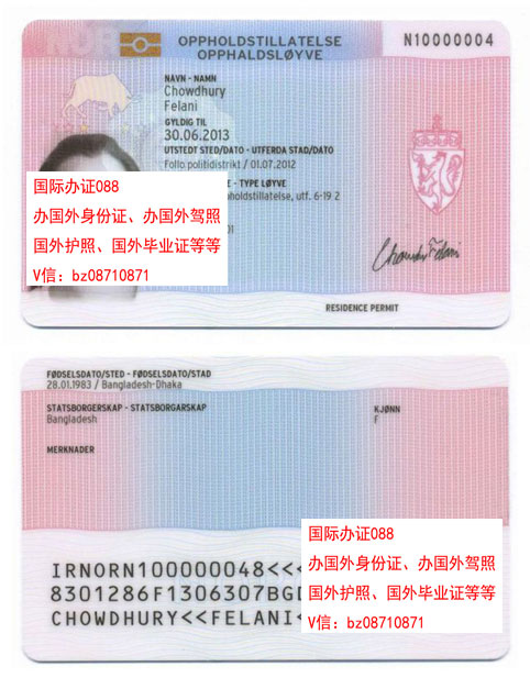 办理挪威居留证